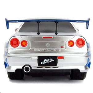 Jada Toys RC Halálos iramban Nissan Skyline GT-R távirányítós autó 1/16  (253206007)